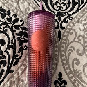 Starbucks ombre studded cup with lid and straw
